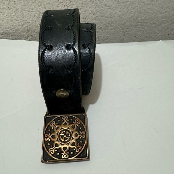 Vintage 1974 Women´s Tech Ether Brass Mandala Belt...